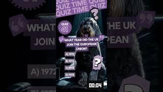 Bruno's UK Politics Quiz Question 41: What year did the UK join the European Union?