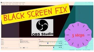 OBS Black Screen Fix | Windows 10 | Nvidia | Laptop