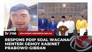Isu Wacana Nomenklatur Kabinet Prabowo-Gibran, PDIP: Masyarakat Berhak Tau Alasannya | AKIM tvOne