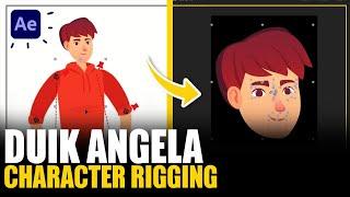 DUIK ANGELA: Full Character Rig + Animate in After Effects Tutorials