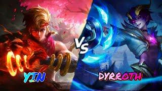 Yin vs Dyrroth 1v1 ️ | Yin vs Dyrroth ml | Yin and Dyrroth custom