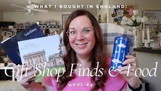 Gift Shop Finds & Food Haul! | What I Bought in England Part 2 | England Trip 2024