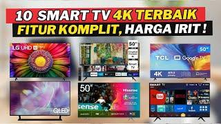 10 REKOMENDASI SMART TV 4K MURAH TERBAIK 2024 FITUR MELIMPAH, TAMPILAN MEWAH!