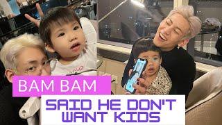 Bambam said he don't want kids. #bambam #got7 #ahgase #funny #kids #baby #jb #jaebeom #jackson #like