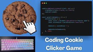 ASMR Programming - Coding Cookie Clicker Game - No talking