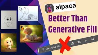Alpaca Alternative To Photoshop's Generative Fill - Free AI tool for Photoshop
