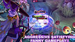 EX GLOBAL FANNY PERFECT ROTATION!! SUPER AGGRESSIVE FANNY GAMEPLAY - Mobile Legends