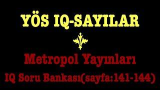 YÖS IQ-SAYILAR(metropol yayınları-IQ SORUBANKASI 2,sayfa:141-144)