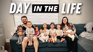 A Day in the Life w/ 8 KIDS *IDENTICAL TRIPLETS!*