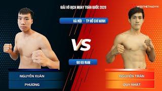 Full trận Nguyễn Trần Duy Nhất vs Nguyễn Xuân Phương || Giải Muay toàn quốc 2020 || Võ thuật