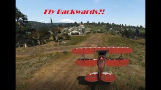 Flying Backwards with Scum Planes, Lands Instantly!