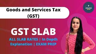 GST Slab | Goods and Services Tax (GST) | Exam Preparation