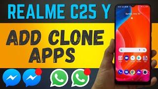 How to Clone Apps on REALME c25y – Dual Apps | use dual whatsapp , Facebook messenger Realme