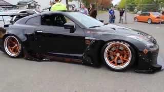 1000hp rocket bunny wide body r35 Nissan gtr