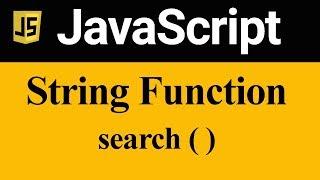 search Method in JavaScript (Hindi)