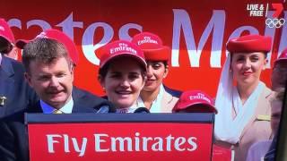 Jockey Michelle Payne First female winner of the Melbourne Cup - Winner's Speech