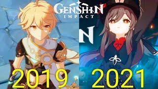 Evolution of Genshin Impact 2019-2021