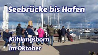 Seebrücke bis Hafen - Kühlungsborn im Oktober