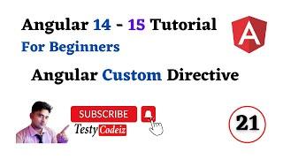 Angular 15 Tutorial with Example, Angular Custom Directive