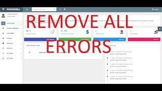 REMOVE ERRORS MIKROTIK PHPMIXBILL