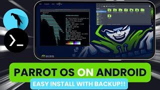 How to install PARROT OS on ANDROID with Termux X11 - Easy install  - No root - Linux on Android