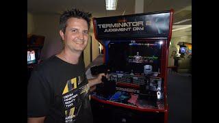 My VERY first time playing on the Terminator 2 Arcade Game cabinet!