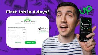 I helped win the First job on Upwork in 4 days - 2024