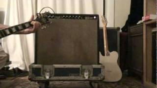 1966 Fender Super Reverb Guitar Amplifier Demonstration.