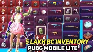  Rs 500000$ Lakh BC Biggest Inventory in Pubg mobile lite