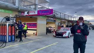 Pit stop practice for the BJR crew