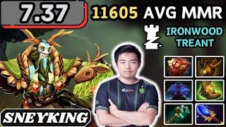 7.37 - Sneyking NATURE PROPHET Hard Support Gameplay 28 ASSISTS - Dota 2 Full Match Gameplay