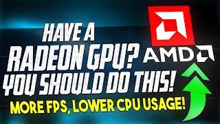  Have an AMD Radeon GRAPHICS CARD? You should use these SETTINGS! *FIX LOW PERFORMANCE & CRASHES* 
