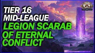 [POE 3.24] Legion Scarab of Eternal Conflict! Farm Legion Almost Infinitely Mid-League Farming Strat