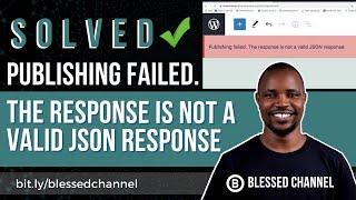 Publishing failed. The response is not a valid JSON response | SOLVED
