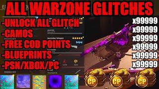 ALL WARZONE GLITCHES! FREE COD POINTS/CAMOS/BLUEPRINTS! WARZONE CAMO GLITCH/CAMO SWAP GLITCH WARZONE