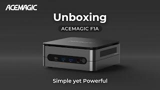 ACEMAGIC F1A Mini PC Unboxing - Black Friday's Best Deal!