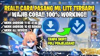 REAL!! CARA PASANG ML LITE WORK ALL PATCH TERBARU | CARA PASANG DATA ML LITE TERBARU