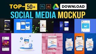 50+ Facebook Instagram social media post mockup PSD Free Download. Post mockup in Photoshop