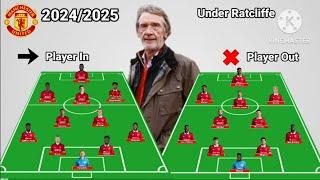 Manchester United Potential Line Up Player In & Player Out Next Season ~ Under Sir Jim Ratcliffe