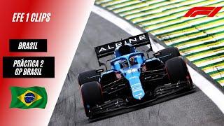 Fernando Alonso Gana la Práctica 2 del Gran Premio de Brasil 2021 | F1 Fox Sports