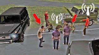 БРИГАДА НАПАЛА НА ВОЕННУЮ КОЛОННУ. С ГОЛОСОВЫМ ЧАТОМ! GTA:РОССИЯ