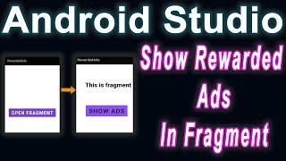 Show Rewarded Ads In Fragment | Admob Ads In Fragment | Android Studio