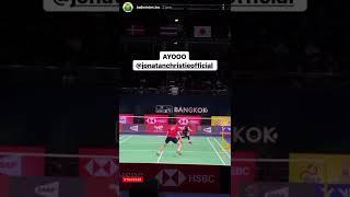 THOMAS-UBER CUP 2022 | POIN AKHIR KEMENANGAN JONATHAN CHRISTIE-JOJO MELAWAN MS CHINA!