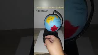 7 Continents & Oceans on Globe by @hunarcreationByNeeshuDM @9891238915 #schoolproject #forstudents #globe