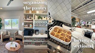 Getting Back to a Routine, Organizing the New Pantry, + New House Updates | Moving Vlog #7