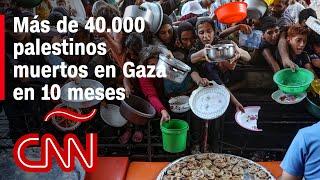 Resumen en video de la guerra Israel – Hamas: Más de 40.000 palestinos muertos en Gaza en 10 meses