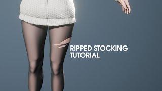 How to do Ripped Stocking | Blender texturing | Ucupaint