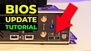 How to update the BIOS on the ASUS Rog Strix B650E-I Motherboard | NO CPU NEEDED!