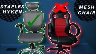 Staples Hyken Ergonomic Mesh Chair | STOP BUYING GAMING CHAIRS (2021)