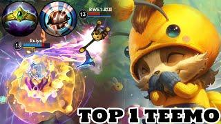 Wild Rift Top 1 Teemo Best Teemo player Gameplay Rank Challenger